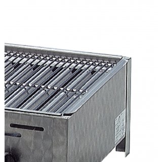 Gasgrill Edelstahl 5 flammig mit Rost,  98 x 53 x 27 cm Grillrost verchromt