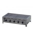 Gasgrill Edelstahl 5 flammig mit Rost,  98 x 53 x 27 cm...
