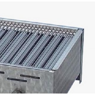 Gasgrill Edelstahl 6 flammig mit Rost, 114 x 53 x 27 cm Grillrost Edelstahl zerlegbar