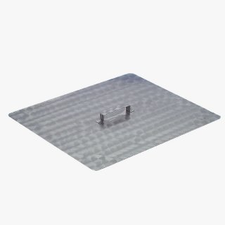 Deckel Pfannendeckel Edelstahl fr Brterpfanne Grillpfanne  mit Griff Deckel fr 1er (30 x 50 cm)