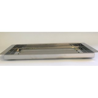 Flammabdeckung Edelstahl fr Gasgrill Flammabdeckung 3er (60,5 x 48 cm)