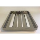 Flammabdeckung Edelstahl fr Gasgrill Flammabdeckung 4er...