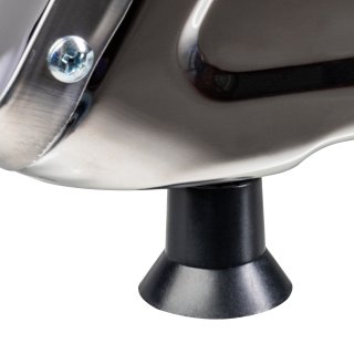 BSR-Grillen Edelstahl-Propangaskocher 1-flammig 5,5 KW mit Piezo-Zndung und Turboeffekt