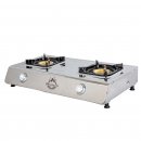 BSR-Grillen Edelstahl-Propangaskocher 2-flammig 9,9 KW...